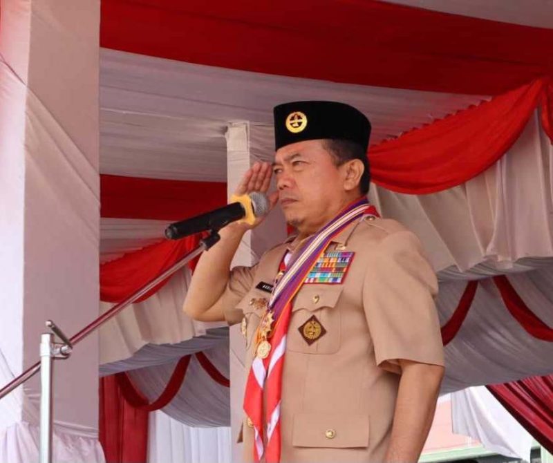 Al Haris Gubernur Jambi Pimpin Apel Puncak Perayaan Pramuka ke-63 di Kota Sungai Penuh