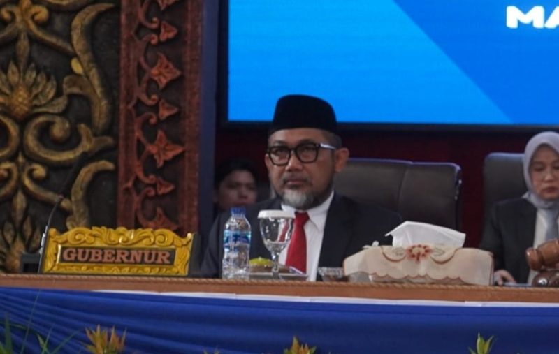 Pjs Gubernur Jambi menghadiri Paripurna pelantikan Pimpinan DPRD Provinsi Jambi periode 2024-2029