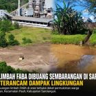 “Kondisi lokasi yang diduga menjadi tempat pembuangan limbah FABA di Desa Semaran, Kecamatan Pauh, Kabupaten Sarolangun. Terlihat material limbah di area terbuka serta aliran air di sekitar kawasan yang berpotensi terdampak pencemaran.”